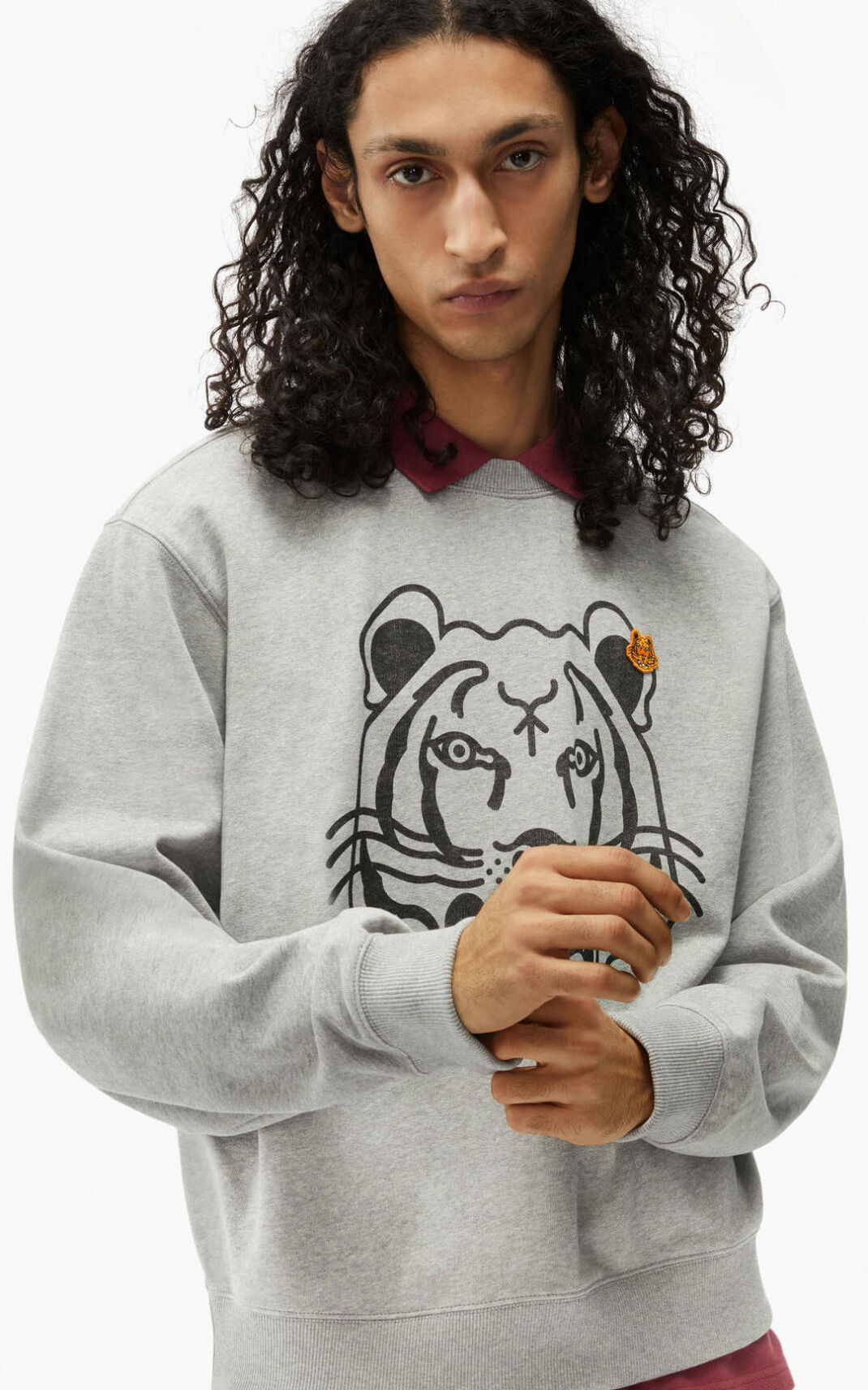 Kenzo K Tiger Sweatshirt Herr | 25769-GDPN